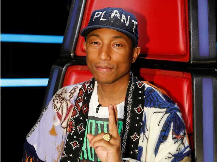 Pharrell Williams was a coach for four seasons.