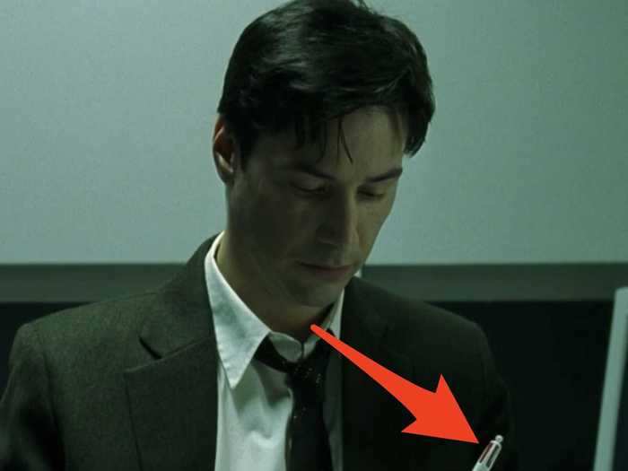 Neo uses a multicolor pen that seems to hint at a larger decision.