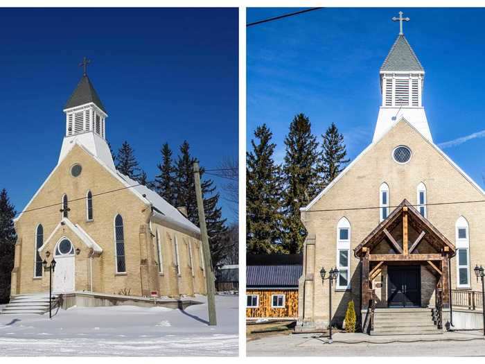 Canada-based Lynn Perreault and Jonathon Harmer worked on a two-year renovation of the Sacred Heart Church in Princeton, Ontario.