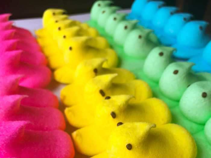 Over 1.5 billion Peeps in 23 flavors are consumed every Easter, and 5.5 million are produced each day.