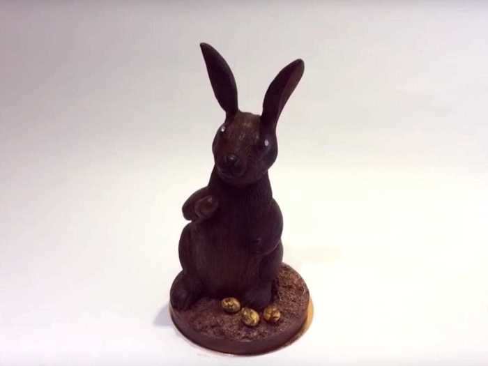 The most expensive chocolate bunny was worth $49,000 and will set you back 548,000 calories.