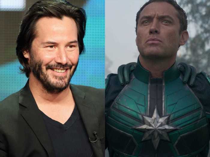 Keanu Reeves was reportedly close to getting cast as Yon-Rogg in "Captain Marvel," instead of Jude Law.