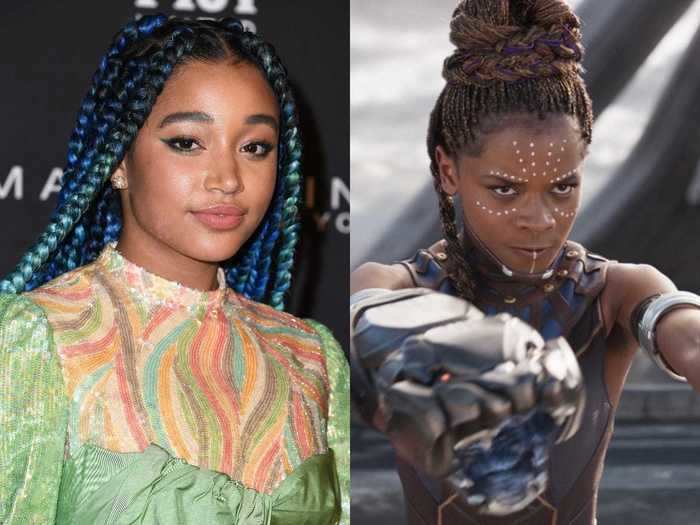 Amandla Stenberg stepped away from the audition process for "Black Panther" because she thought Shuri should be played by dark-skinned actress.