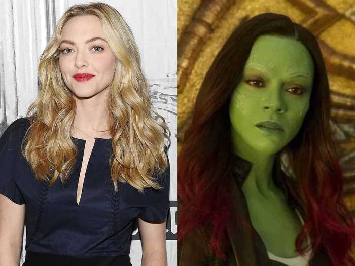 Amanda Seyfried turned down the role of Gamora in "Guardians of the Galaxy" because she didn