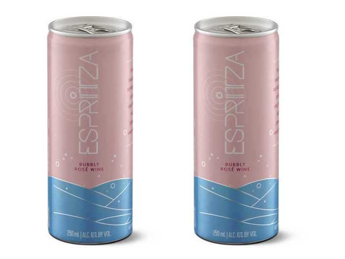 Pack some of these Espritza sparkling rosé cans in your next picnic basket.