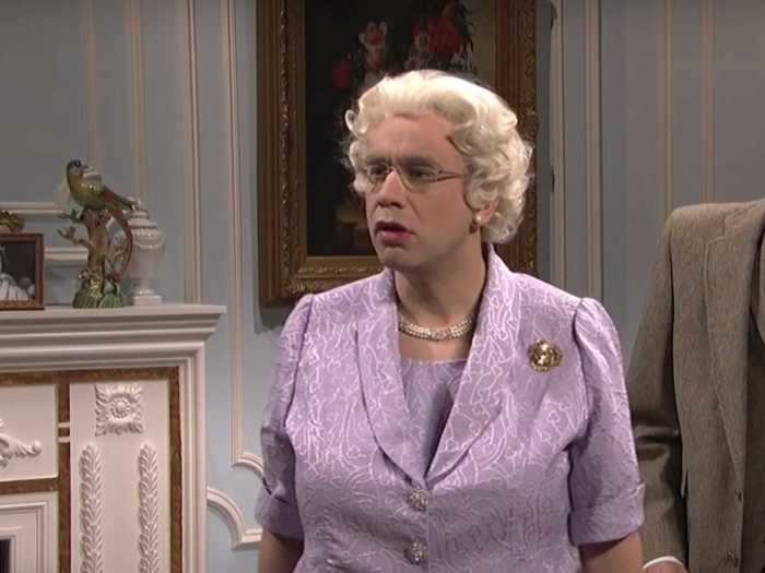 "SNL" actor Fred Armisen played a bawdy, foul-mouthed version of the Queen in several sketches.