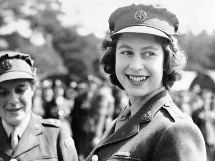 Gadon resembled then-Princess Elizabeth, who was a truck mechanic and driver for the Auxiliary Territorial Service, a women