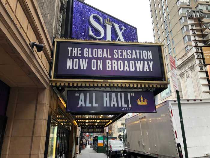 A year later, the theaters are still closed, but some lights are turned on, signaling a hopeful future for the city.