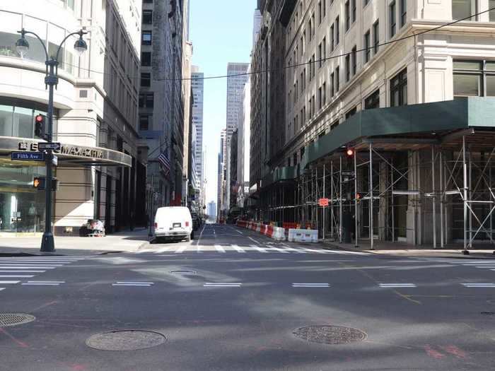 After touring Grand Central last year, I walked through the streets and found them completely empty, too.