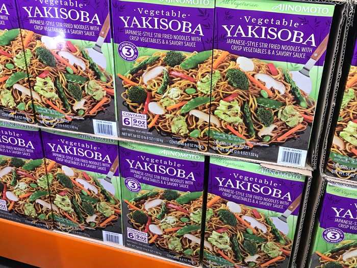 Yakisoba is an easy dinner option that