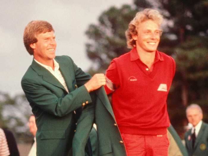 1985: Bernhard Langer