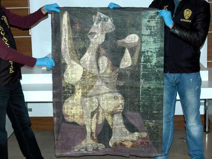 Police in Turkey recovered "Woman Dressing Her Hair" by Pablo Picasso in 2016 after it was stolen from a collector in New York.