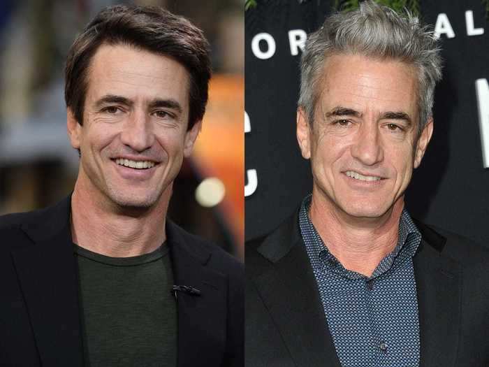 Dermot Mulroney showcased his new hair color in his show "Homecoming."