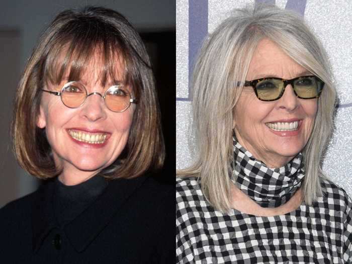 Diane Keaton went fully gray in 2014 and has never looked back.