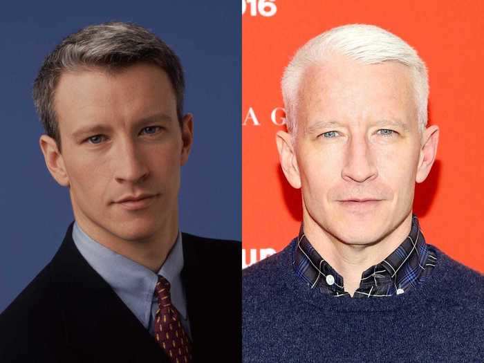 Anderson Cooper is one of the most famous silver foxes on TV.