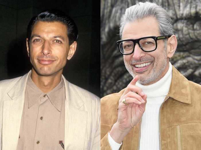 Jeff Goldblum has completely embraced his new professor aesthetic, complete with glasses and silver hair.