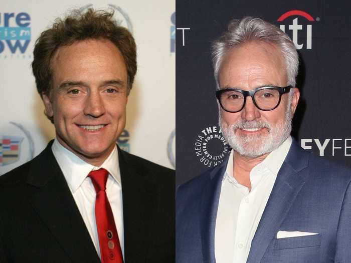 Bradley Whitford joked that "Donald Trump turned my hair white" during an interview.