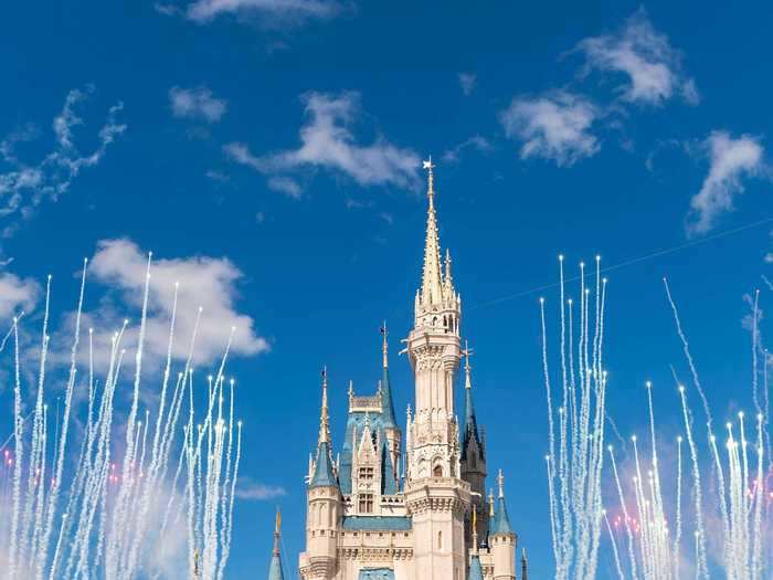 Cinderella Castle at Disney World holds the world record as the tallest theme-park palace.