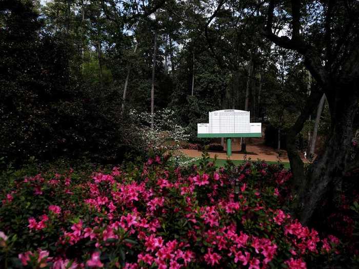 Augusta is closed in the summer to keep the course in pristine shape.