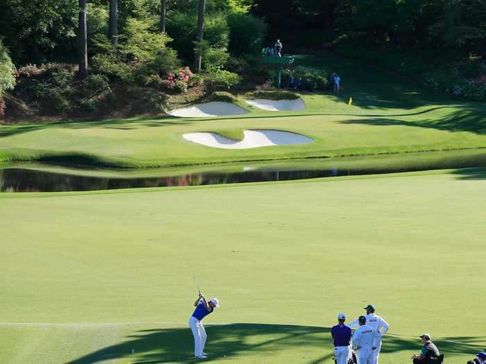 But like many golf courses, there is good fishing at Augusta National. The players, though, don