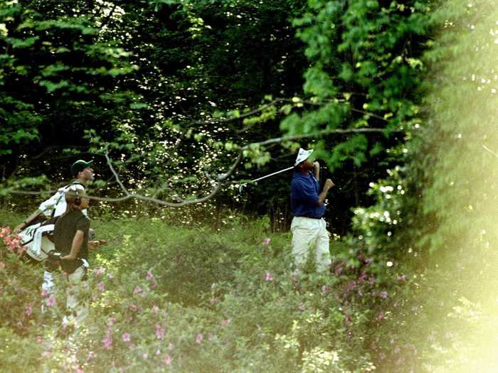 Birds are also mysteriously rarely seen at Augusta National. Bird sounds are heard during the television broadcasts, but there is a rumor that those sounds are artificial.