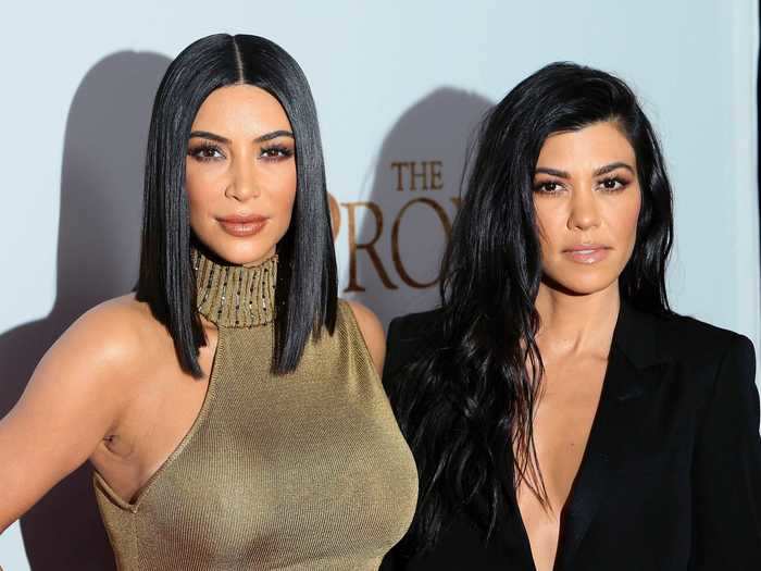 Kim and Kourtney Kardashian had an infamous fight on their reality show "Keeping Up With The Kardashians."