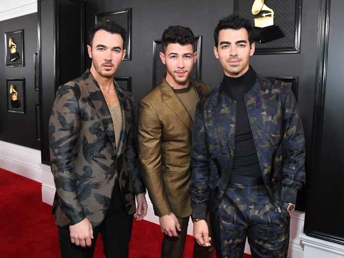 Nick, Kevin, and Joe Jonas of the Jonas Brothers broke up to pursue their own careers before reuniting in 2019.