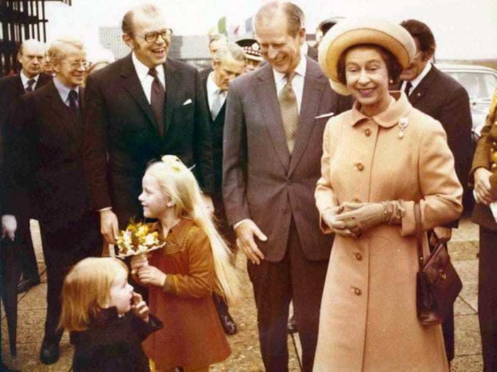 1976: The couple made a royal visit to Luxembourg this year.