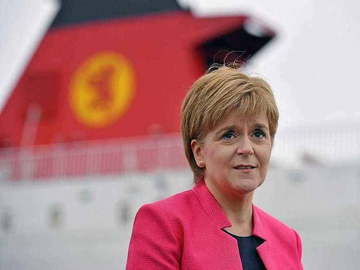 Scottish First Minister Nicola Sturgeon said she is 