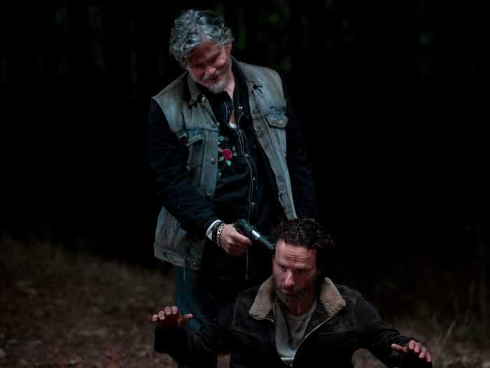 22. Joe, who led the sadistic antagonists of season four, had his neck savagely torn by Rick.