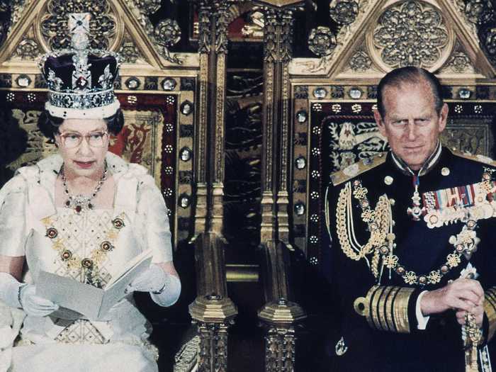 1980s: And as the years went by, they continued to execute royal duties side by side.