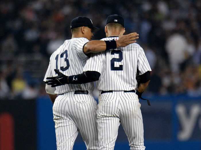 2006: Jeter is told he has to "fake it" with Rodriguez.