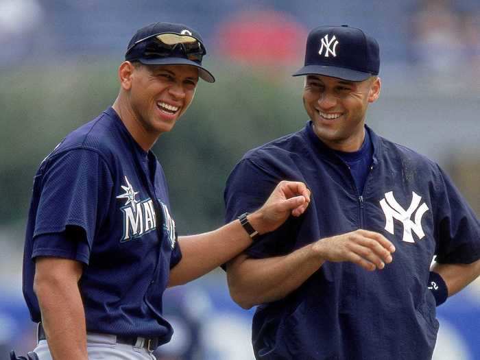1998 to 2000: Rodriguez and Jeter are best friends, and their teammates even joke about their close bond.