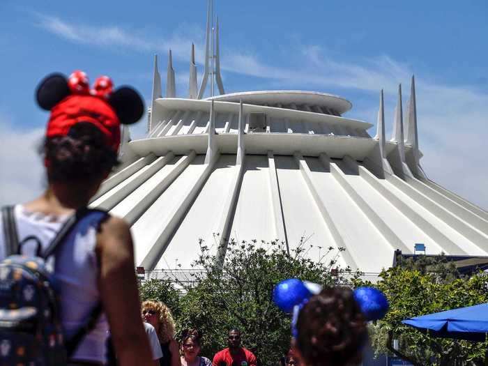 Space Mountain is arguably the most popular ride in the country.