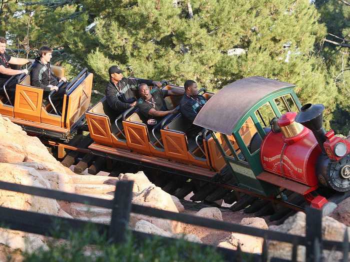 Five states are big fans of Big Thunder Mountain Railroad.