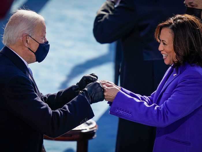 January 20: President Joe Biden inaugurated, and Vice President Kamala Harris made history as the first female Black and South-Asian vice president.