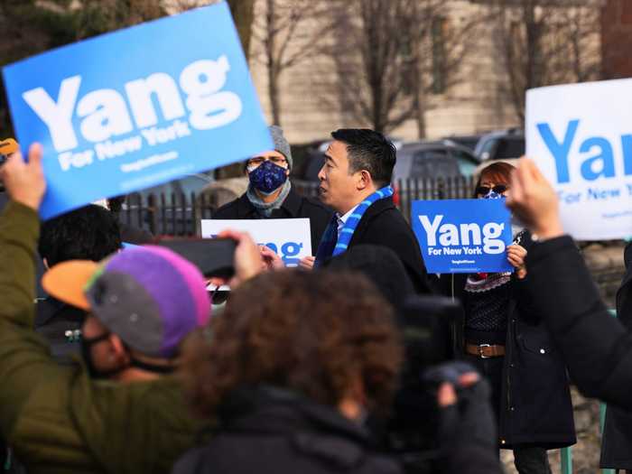 January 14: Former Democratic presidential candidate Andrew Yang announced his campaign for New York mayor.