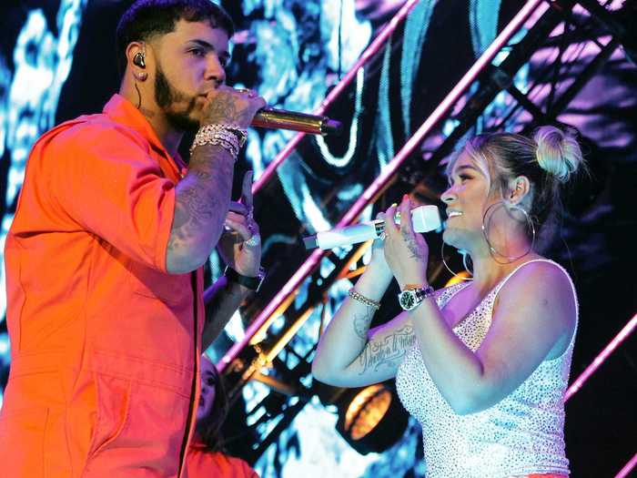 "Culpables" collaborators Karol G and Anuel AA reportedly split and ended their engagement,