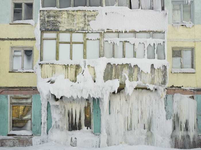 When the Soviet Union collapsed, the mines closed. With few job prospects nearby, people left - leaving deserted buildings behind.