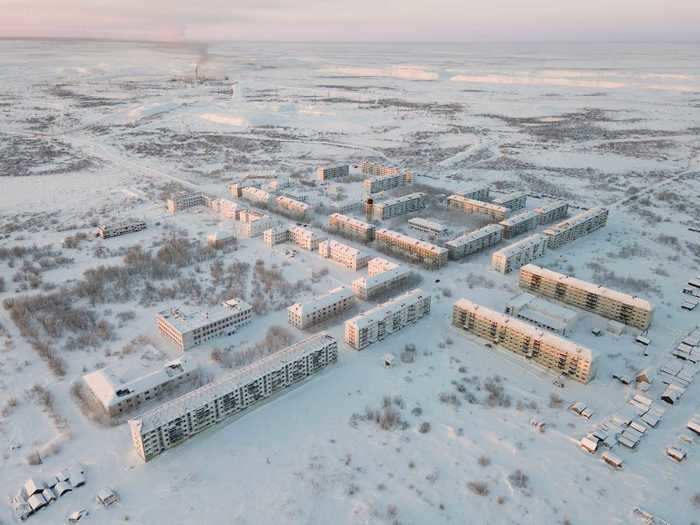 Photographer Maria Passer traveled to the icy regions of Vorkuta, Russia, to capture images of the once-bustling, now-abandoned towns.