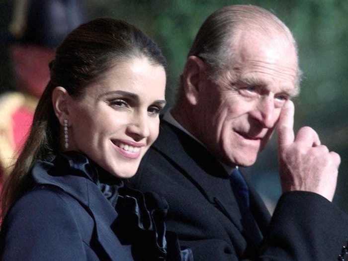 Queen Rania of Jordan spoke of Prince Philip