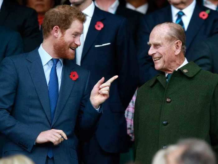 Prince Harry spoke of his grandfather