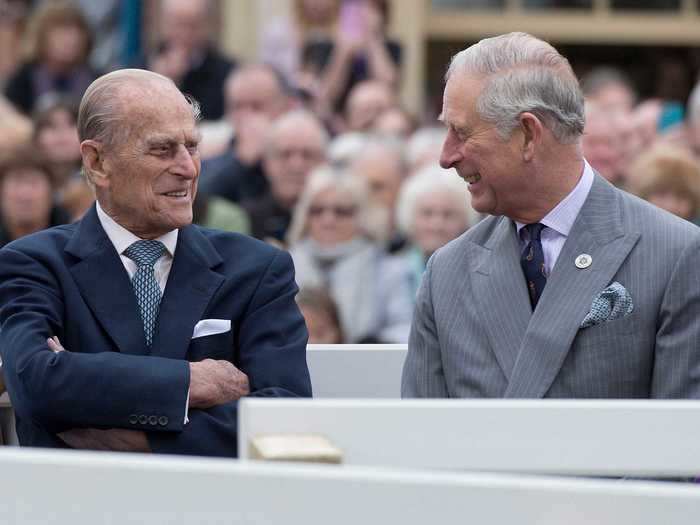 Prince Charles was the first member of the royal family to speak about Prince Philip