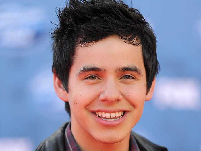 David Archuleta became a teen idol after he lost season seven to David Cook in 2008.