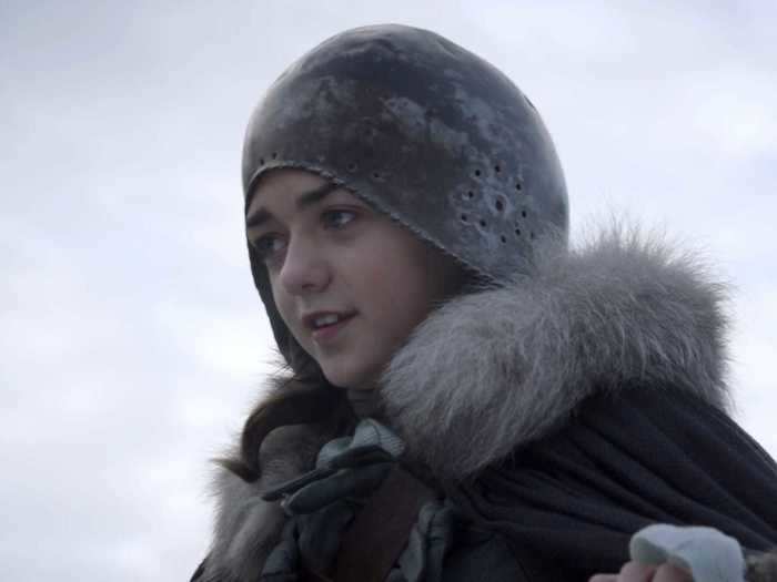 Before playing Arya Stark, Maisie Williams had never acted professionally.