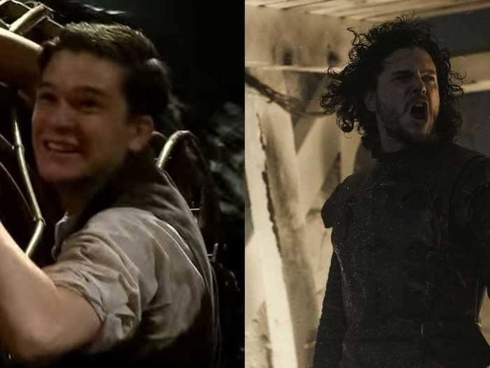 As a drama school student, Kit Harington landed the role of Albert in the National Theatre