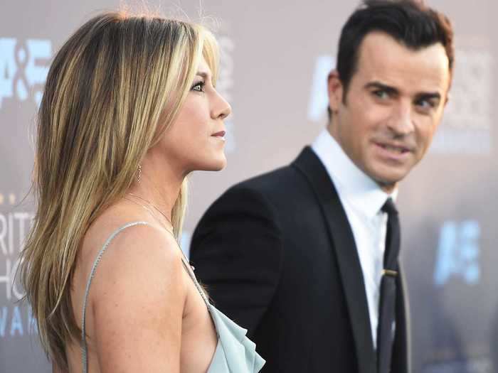 December 2017 and January 2018: Aniston and Theroux reportedly tried to save their marriage with a trip to Mexico.