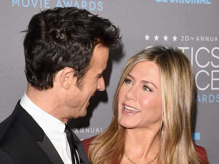 April 2017: Theroux talked about marriage with Aniston, and called her his "ally."