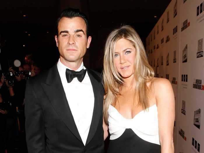 August 10, 2012: Theroux proposed to Aniston on his birthday.