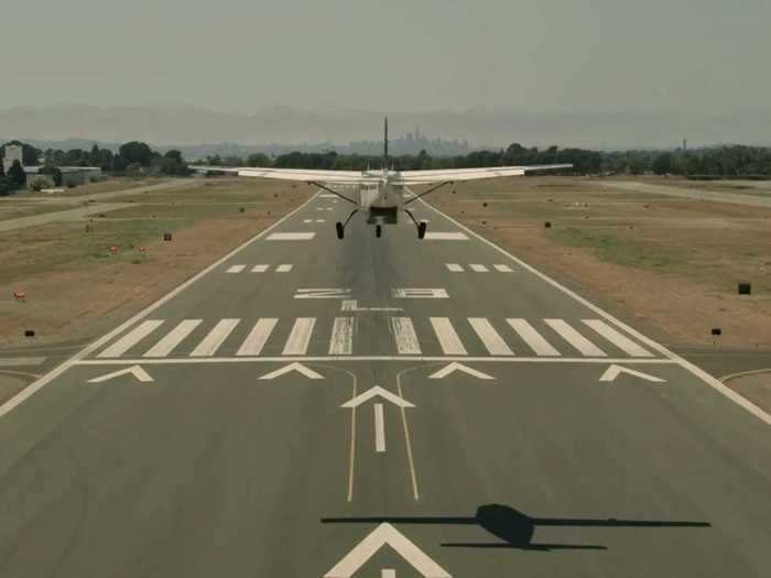 The flight took place in February 2021 at Buchanan Field Airport in Concord, California just outside of San Francisco. A pilot was inside the aircraft but merely to watch over the systems, talk to air traffic control, and take over for the automated system if need be.